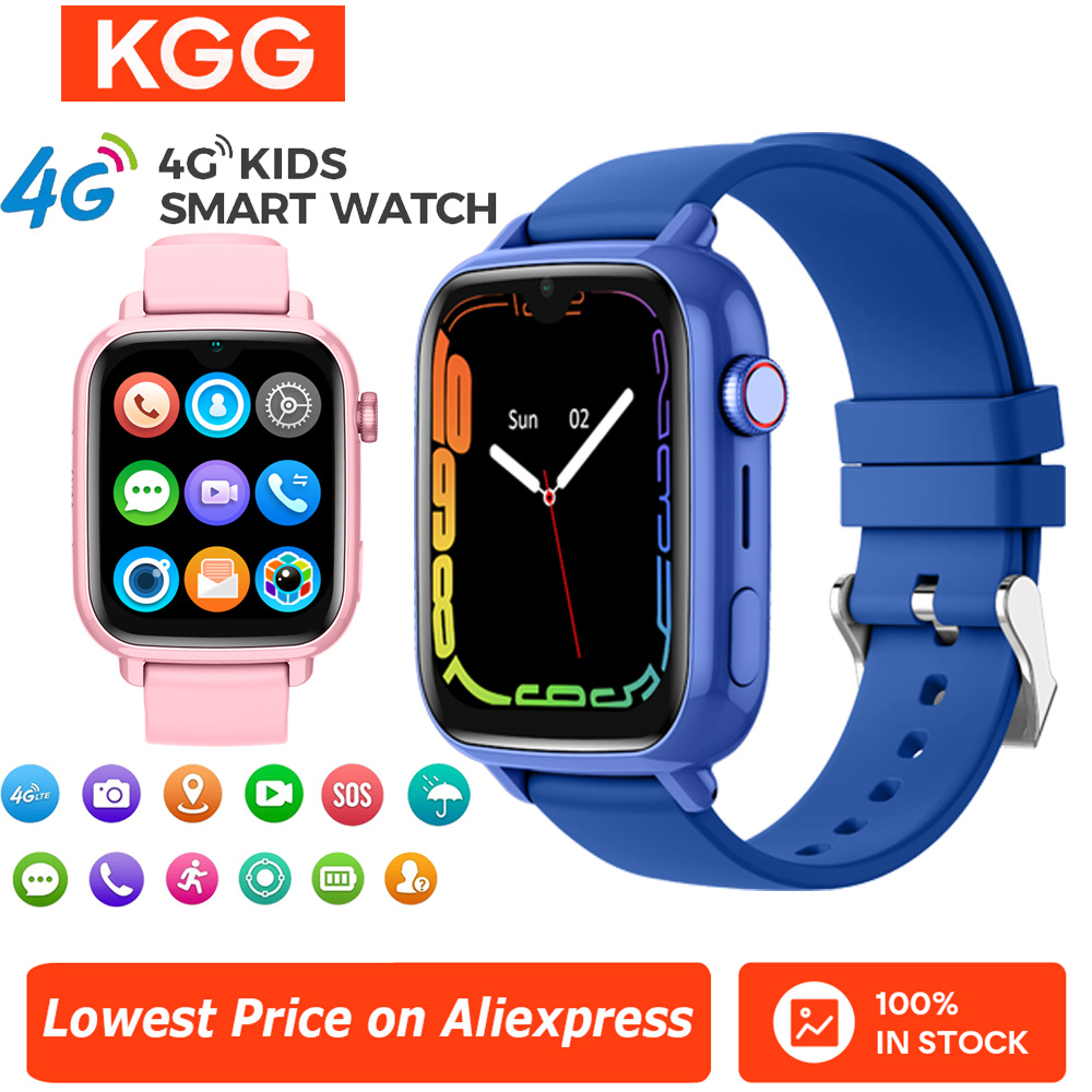 Fall Detection Watch - 4G Smart Watch Kids Phone Watch