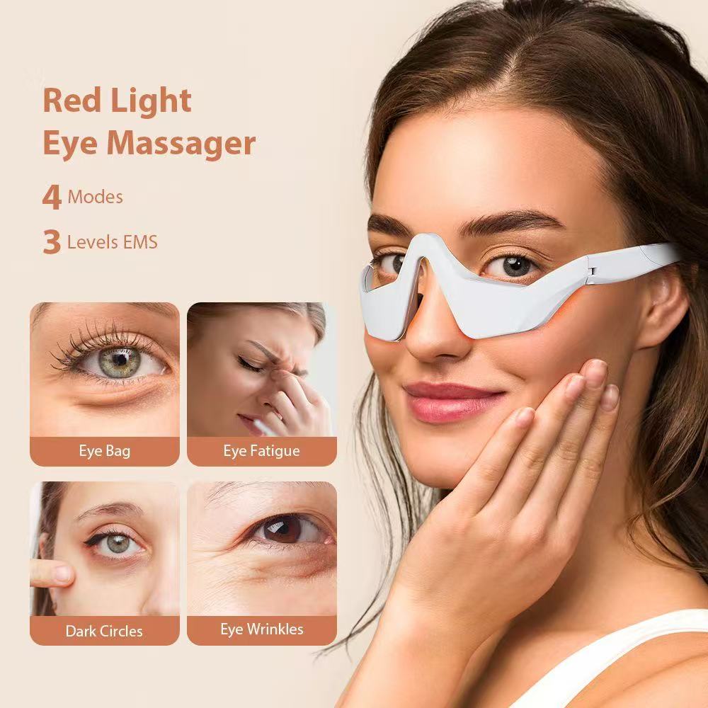 Microcurrent Eye & Face LED Re - Light Therapy Glasses ulasan dan harga