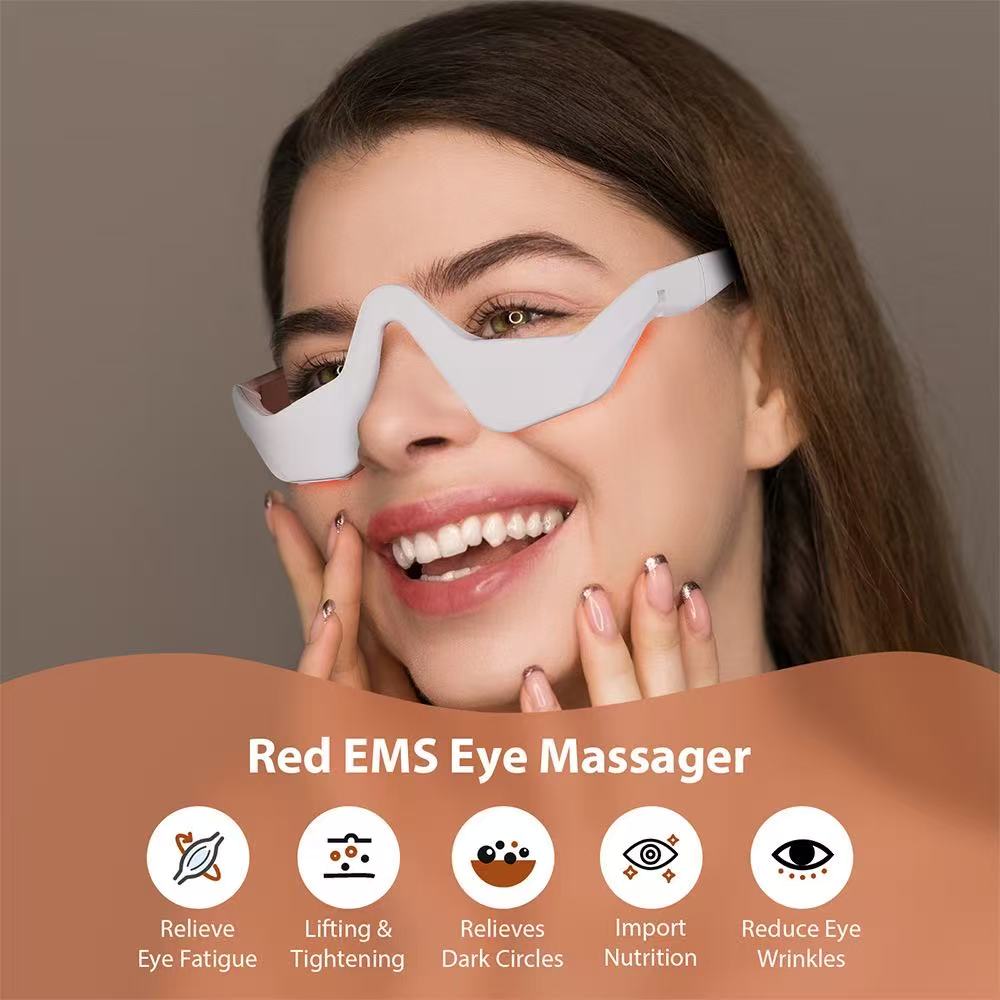Microcurrent Eye & Face LED Re - Light Therapy Glasses ulasan dan harga
